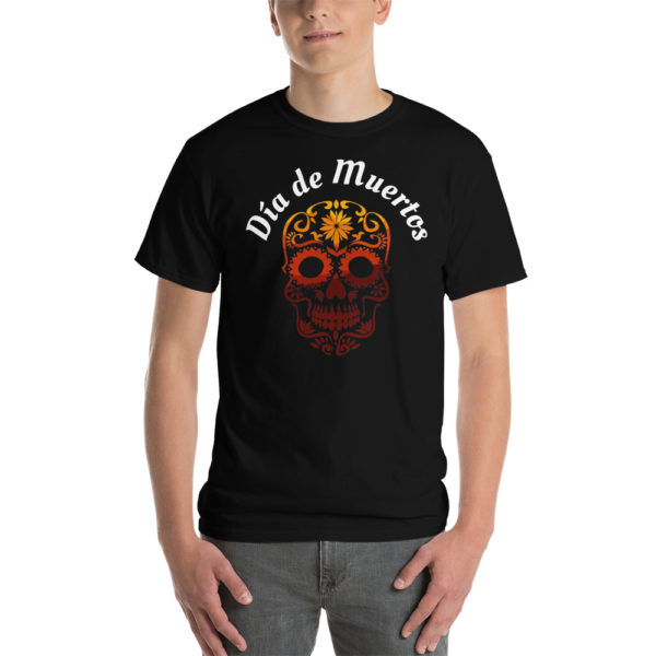 mens-classic-t-shirt-black-front-6058cd47b129d.jpg Kurzärmeliges T-Shirt Tag der Toten – Bild 2