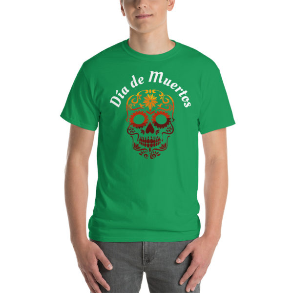 mens-classic-t-shirt-irish-green-front-6058cd47b3514.jpg Kurzärmeliges T-Shirt Tag der Toten – Bild 7
