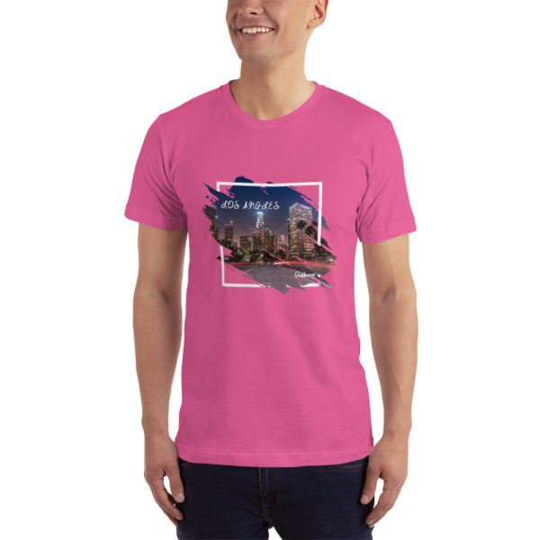 unisex-jersey-t-shirt-fuchsia-front-6057604f3ef96.jpg T-Shirt Los Angeles – Bild 8