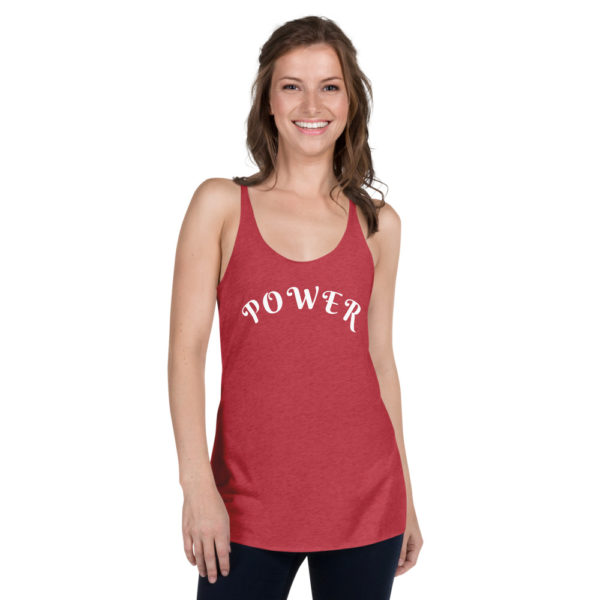 womens-racerback-tank-top-vintage-red-front-605782aa1807c.jpg Racerback Tank-Top für Damen Power – Bild 6