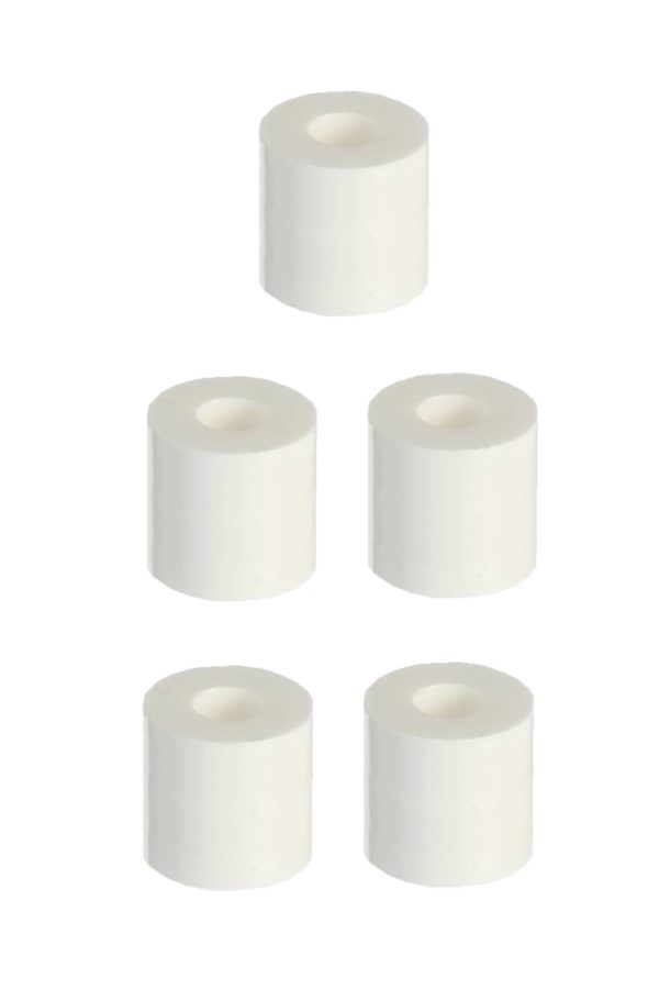 Distanzhülse Abstandshalter Abstandshülse M4x7x10mm weiß 5 Stück (0153)