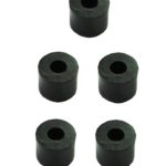 Distanzhülse Abstandshalter Abstandshülse M5x10x12,5mm schwarz 5 Stück (0178)