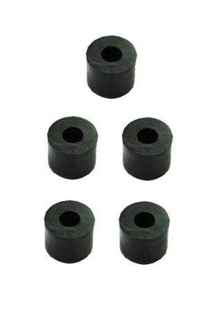 Distanzhülse Abstandshalter Abstandshülse M6x10x10mm schwarz 5 Stück (0201)