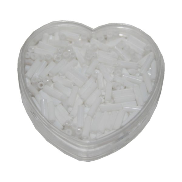 stiftperlen-glasperlen-stabchenperlen-aus-glas-7mm-weisz-0102 Stiftperlen Glasperlen Stäbchenperlen aus Glas 7mm weiß (0102)