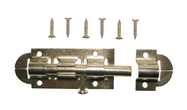 Türriegel Schloßriegel Bolzenriegel Riegel 100x30mm Metall (0021)