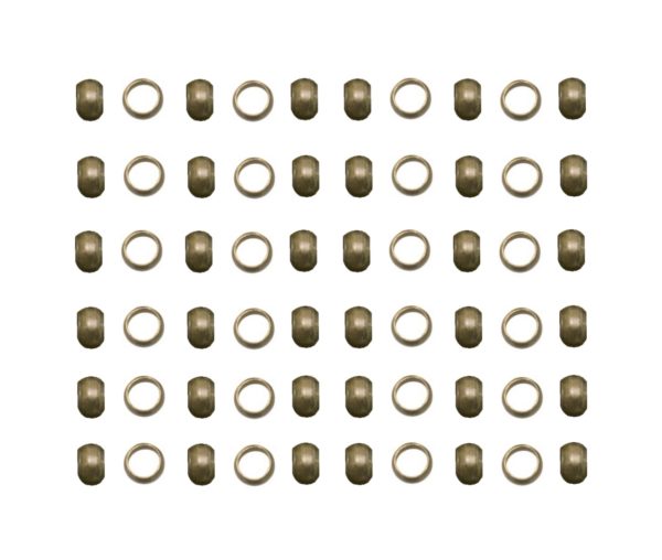 quetschperlen-schmuckperlen-2-0mm-bronzefarben-60-stuck-0067 Quetschperlen Schmuckperlen 2,0mm bronzefarben 60 Stück (0067)
