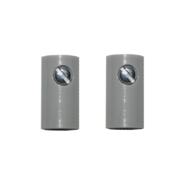 Zwergkupplung HO-Kupplung 2,6 mm Schraubanschluss grau 2 Stück (0886)