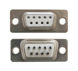 D-Sub Stecker 9 polig weiblich Lötanschluss 2 Stück (0234)