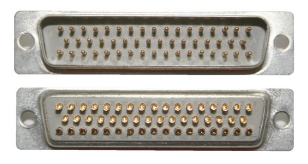 d-sub-stecker-50-polig-mannlich-lotanschluss-0237 D-Sub Stecker 50 polig männlich Lötanschluss (0237)