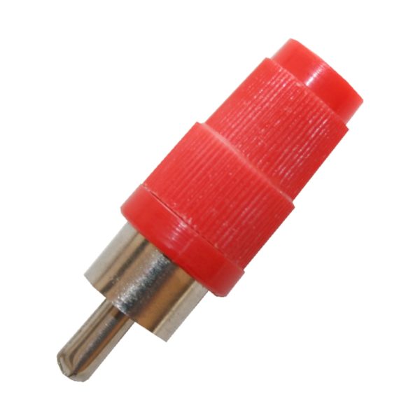 cinchstecker-stecker-mannlich-rot-lotanschluss-0254 Cinchstecker Stecker männlich rot Lötanschluss (0254)