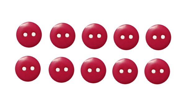 knopf-knopfe-10mm-2-loch-rot-10-stuck-0091 Knopf Knöpfe 10mm 2 loch rot 10 Stück (0091)