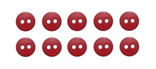 knopf-knopfe-9mm-2-loch-rot-10-stuck-0157 Knopf Knöpfe 9mm 2 loch rot 10 Stück (0157)