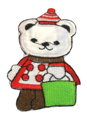 Aufnäher Bügelbild Aufbügler Bär 57x90mm (1005)