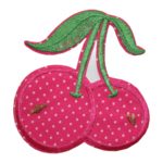 Aufnäher Bügelbild Aufbügler Kirsche 80x90mm (1078)