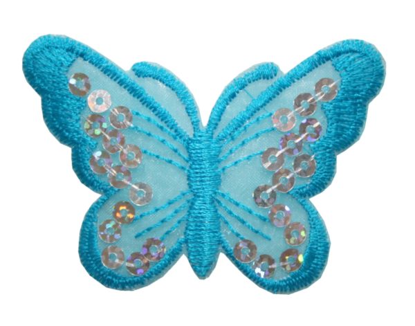 aufnaher-bugelbild-aufbugler-schmetterling-turkis-45x70mm-1080 Aufnäher Bügelbild Aufbügler Schmetterling türkis 45x70mm (1080)