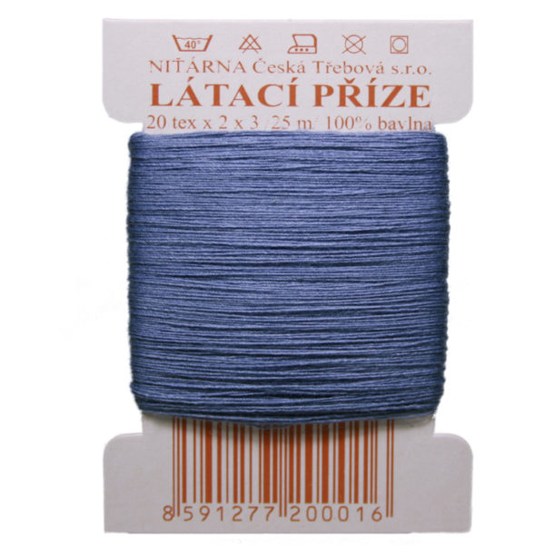 Stopfgarn Stopfwolle Baumwolle Tex 20-2-3 blaugrau 25 m (9544)