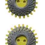 Sternzwirn Polyester 20/3 2x20m silbergrau 2 Stück (0997)