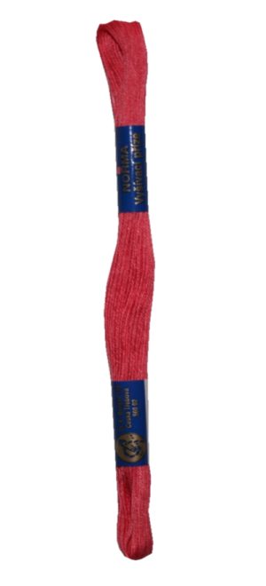 Stickgarn Stickfaden Knüpfgarn 100% Baumwolle 15 m rosa (3262)