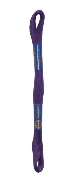 Stickgarn Stickfaden Knüpfgarn 100% Baumwolle 15 m lila (4492)