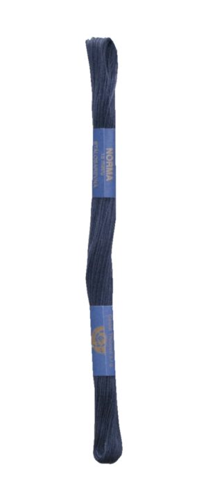 Stickgarn Stickfaden Knüpfgarn 100% Baumwolle 15 m blau (5382)