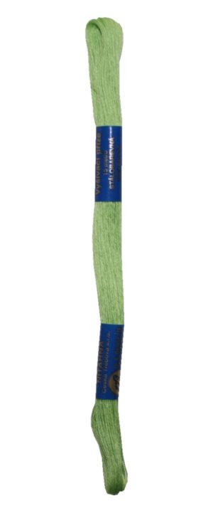 Stickgarn Stickfaden Knüpfgarn 100% Baumwolle 15 m grün (6122)
