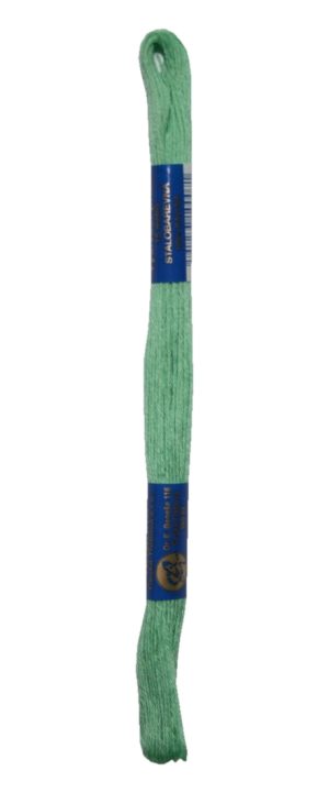 Stickgarn Stickfaden Knüpfgarn 100% Baumwolle 15 m grün (6142)