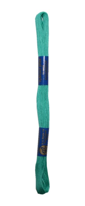 Stickgarn Stickfaden Knüpfgarn 100% Baumwolle 15 m mint grün (6532)