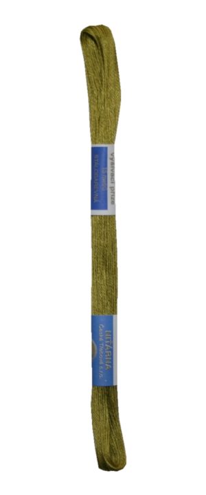 Stickgarn Stickfaden Knüpfgarn 100% Baumwolle 15 m oliv (6772)