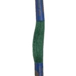 Stickgarn Stickfaden Knüpfgarn 100% Baumwolle 15 m dunkel grün (6872)