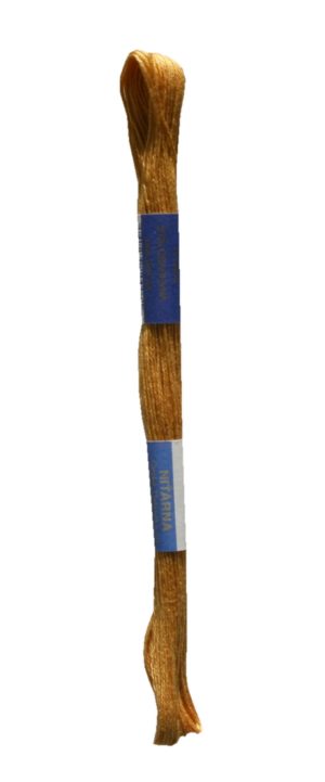 Stickgarn Stickfaden Knüpfgarn 100% Baumwolle 15 m gold sand (7232)