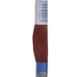 Stickgarn Stickfaden Knüpfgarn 100% Baumwolle 15 m braun (7652)
