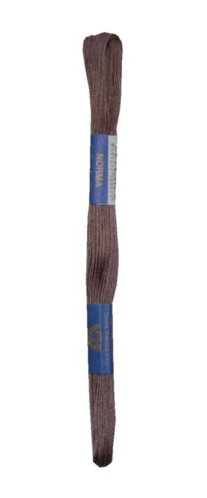 Stickgarn Stickfaden Knüpfgarn 100% Baumwolle 15 m braun (7672)