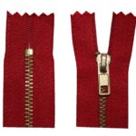 Reißverschluss 18 cm spiralförmig nicht trennbar rot (1804)