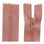 Reißverschluss 20 cm spiralformig nicht trennbar altrosa (2018)