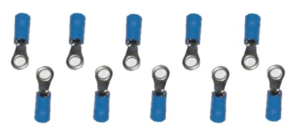 Ringstecker Ringkabelstecker Stecker blau M4 2,5mm2 10 Stück (0008)