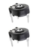 Potentiometer PT-10 Trimmer 500 kOhm 150mW horizontal liegend 2 Stück (0027)