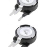 Potentiometer PT-10 Trimmer 500 kOhm 150mW vertikal stehend 2 Stück (0028)
