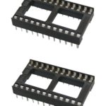 IC-Sockel IC-Fassung 24-polig DIP DIL24 2 Stück (0063)