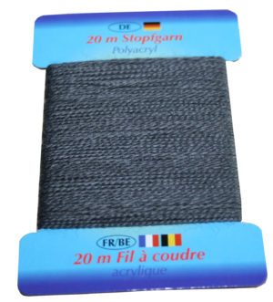 Stopfgarn Stopftwist Polyacryl Ne 10/2 20 m grau (1008)
