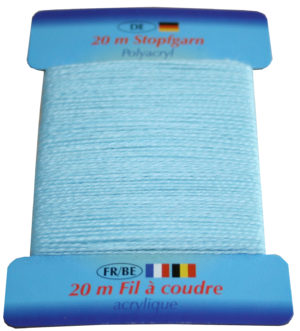 Stopfgarn Stopftwist Polyacryl Ne 10/2 20 m hellblau (1017)