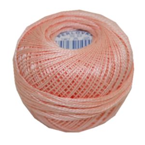 PERLOVKA Kreuzstichgarn Baumwolle Perlgarn 10g 85m rosa haut (2312)