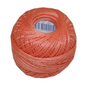 PERLOVKA Kreuzstichgarn Baumwolle Perlgarn 10g 85m rosa koralle (2332)
