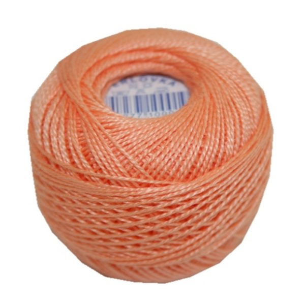 perlovka-kreuzstichgarn-baumwolle-perlgarn-85m-orange-aprikose-2732 PERLOVKA Kreuzstichgarn Baumwolle Perlgarn 85m orange aprikose(2732)