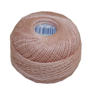 PERLOVKA Kreuzstichgarn Baumwolle Perlgarn 10g 85m rose haut (3712)