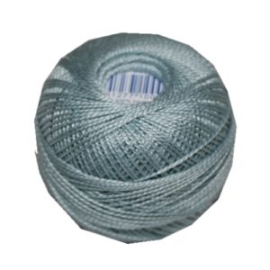 PERLOVKA Kreuzstichgarn Baumwolle Perlgarn 10g 85m grünblau (5832)