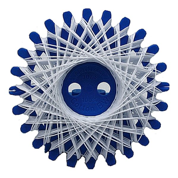 Sternzwirn Baumwolle 2 Stück je 20 m weiß (0000)