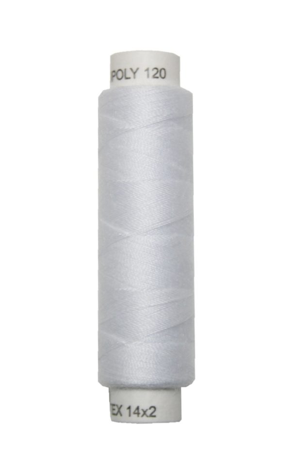 Nähmaschinen Nähgarn 100 m Polyester UNIPOLY 14x2 weiß (0001)
