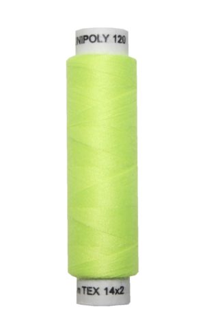 Nähmaschinen Nähgarn 100 m Polyester UNIPOLY 14x2 gelb (0115)