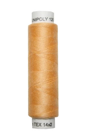 Nähmaschinen Nähgarn 100 m Polyester UNIPOLY 14x2 gelb (0136)