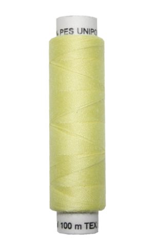 Nähmaschinen Nähgarn 100 m Polyester UNIPOLY 14x2 gelb (0163)